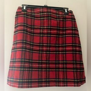 Holiday Tartan Plaid Skirt